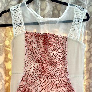 Anthropologie Weston Ajna Stitched Sheath Dress